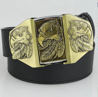 Metal Belt Buckle Kerosene Lighter