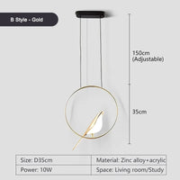 Luxury LED Hanging Pendant Lamp