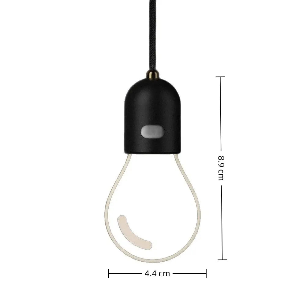 Mini Glass Ambient Light Bulb Car Ornament