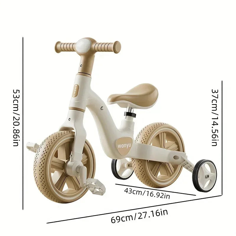 2-in-1 Convertible Kids Balance Bike
