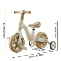 2-in-1 Convertible Kids Balance Bike