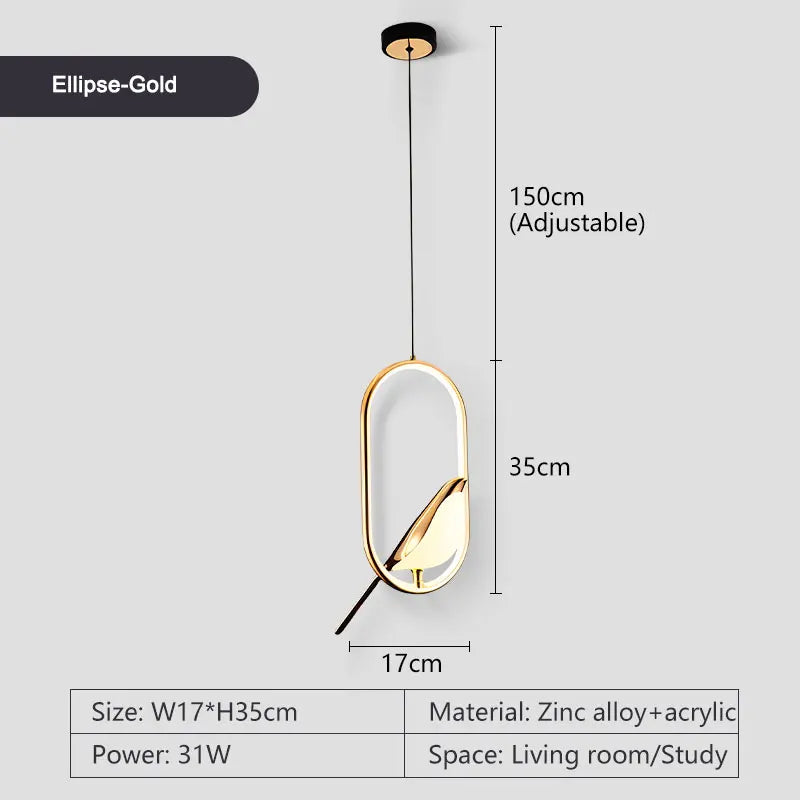 Luxury LED Hanging Pendant Lamp