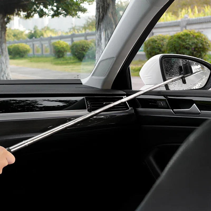 Telescopic Car Mirror Wiper – Extends to 98 cm