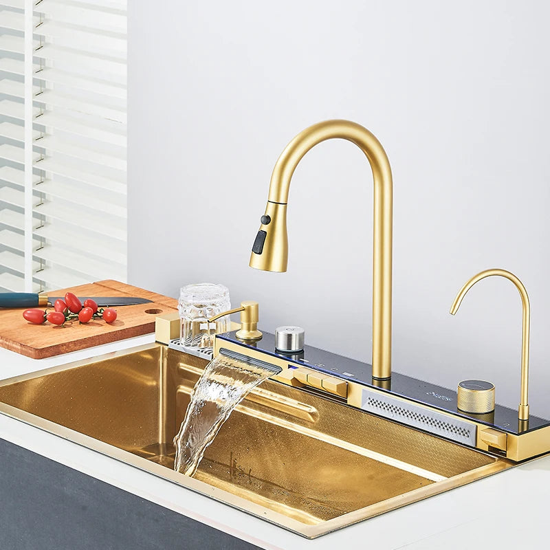 Modular Modern Multi-Layer Workstation Kitchen Sink