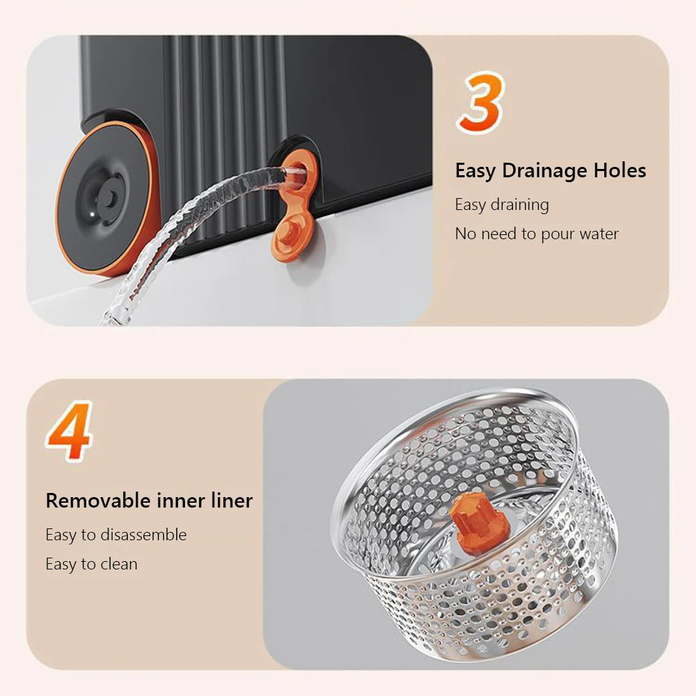 Ultra-Dry Turbo Clean Microfiber Spin Mop