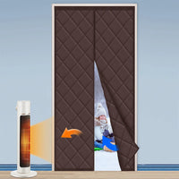 Magnetic Thermal Door Curtain Draft & Noise Blocker