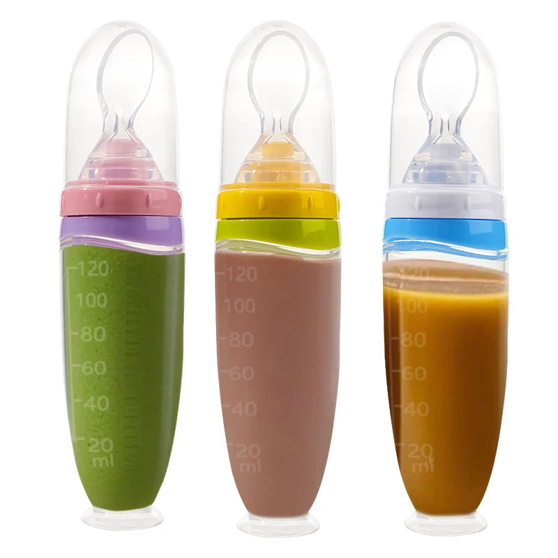 Baby Food Dispensing Spoon Bottle 120ml