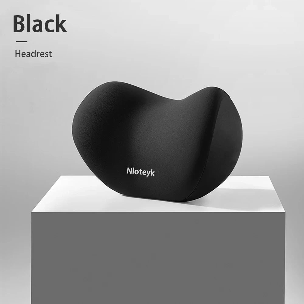 Memory Foam Car Neck & Lumbar Support Pillow