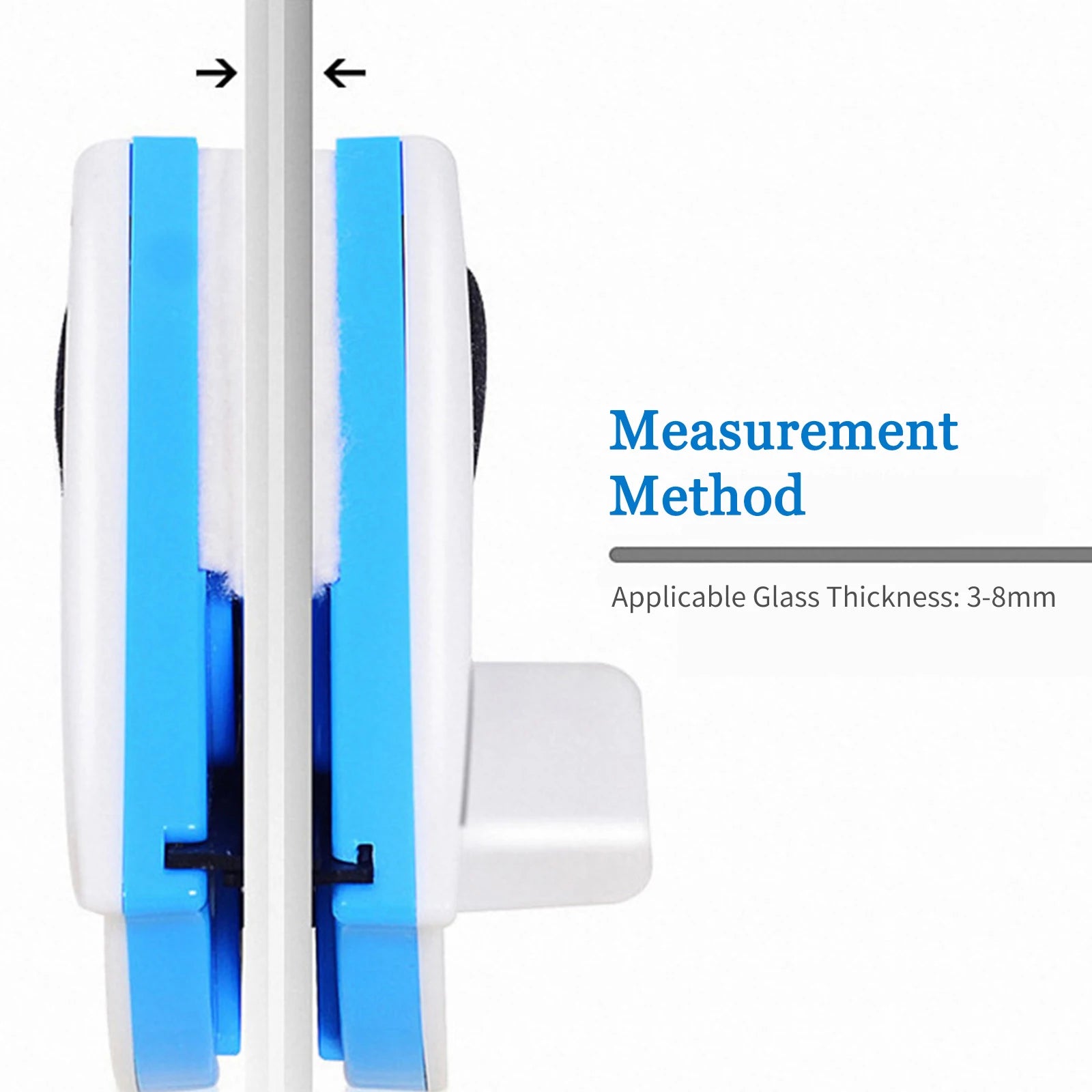 Double-Sided Magnetic Glass Wiper