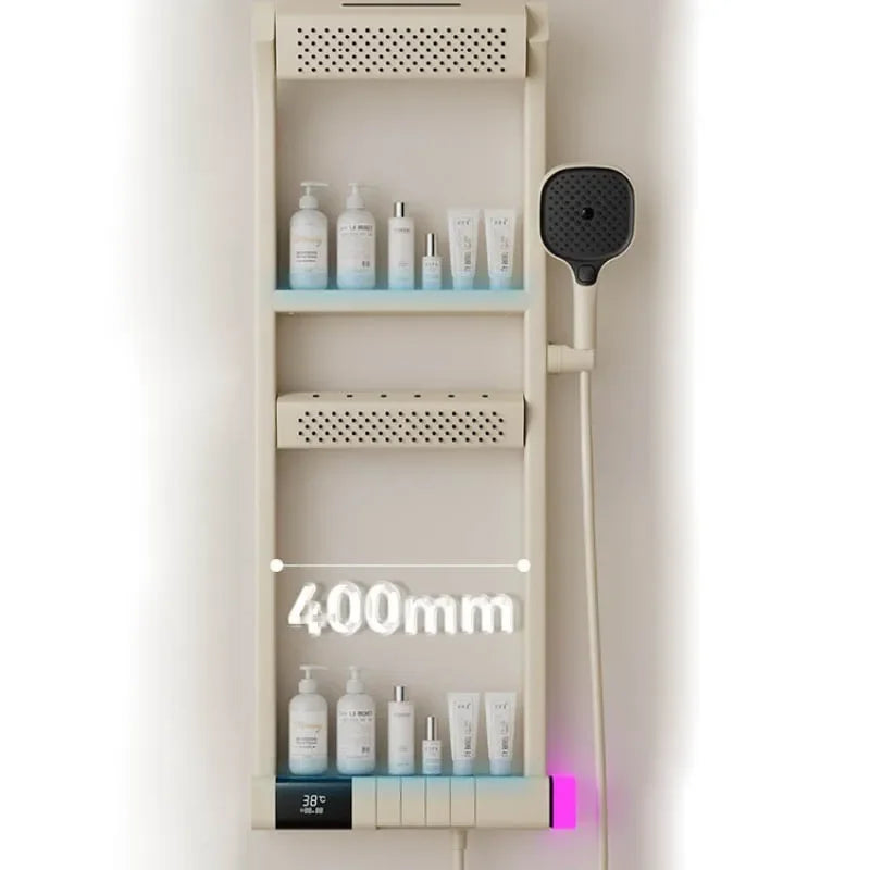 LED Thermostatic Piano-Key Shower Set – 4 Modes