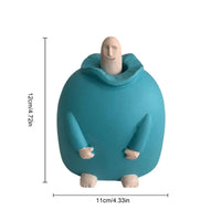 Happy Middle Finger Desk Decor – Funny Wooden Mood Lifter