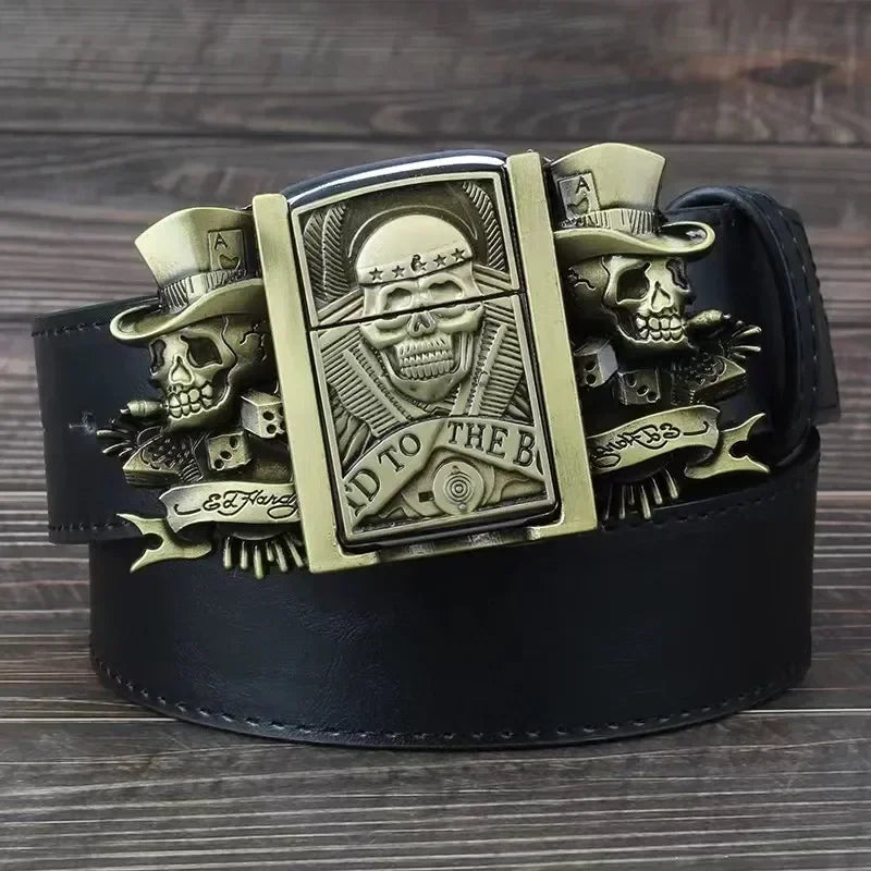 Metal Belt Buckle Kerosene Lighter