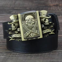 Metal Belt Buckle Kerosene Lighter