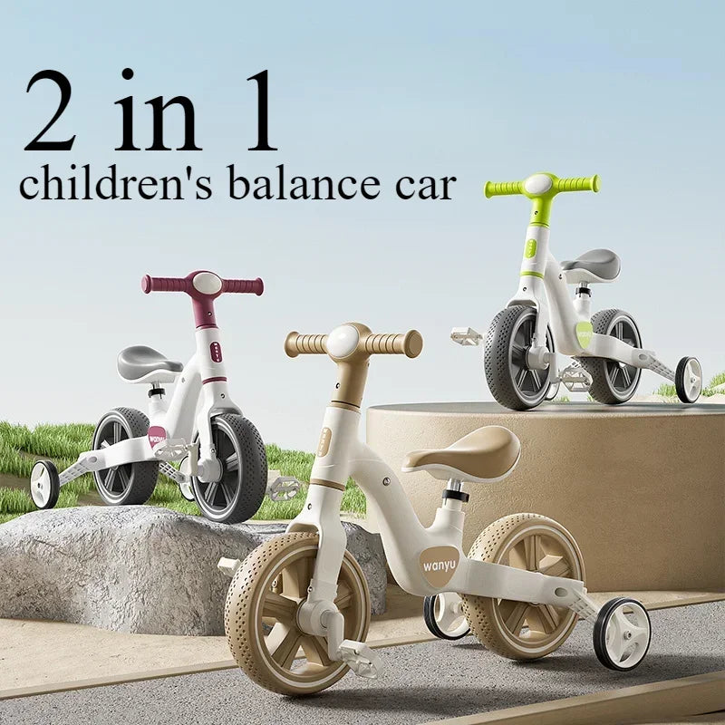 2-in-1 Convertible Kids Balance Bike