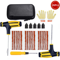 Complete Tire Repair Plug Kit with Case