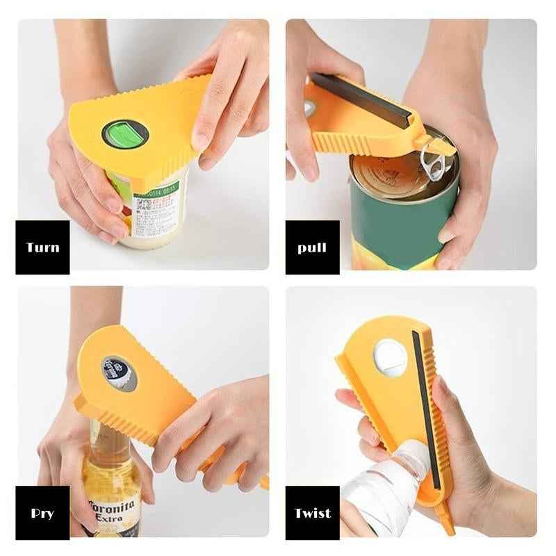 Effortless Jar & Bottle Opener Set - Perfect for Weak Hands, 2 Durable Grip Tools!