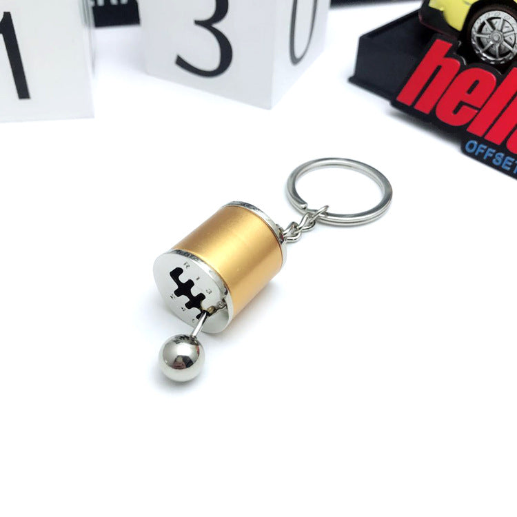 Elegant Minimalist Car Gear Keychain