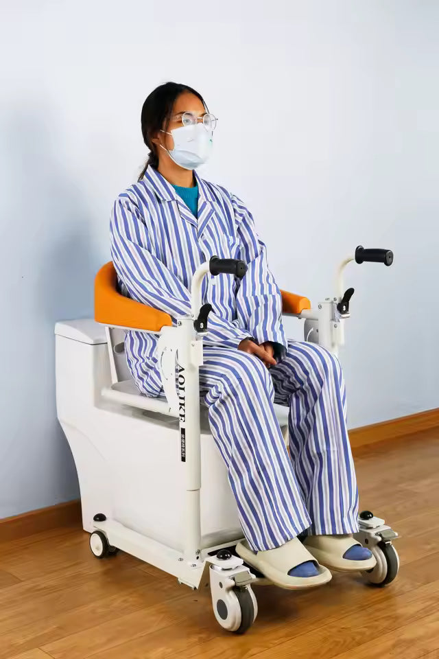 Elderly Patient Transfer Lift Wheelchair Chair