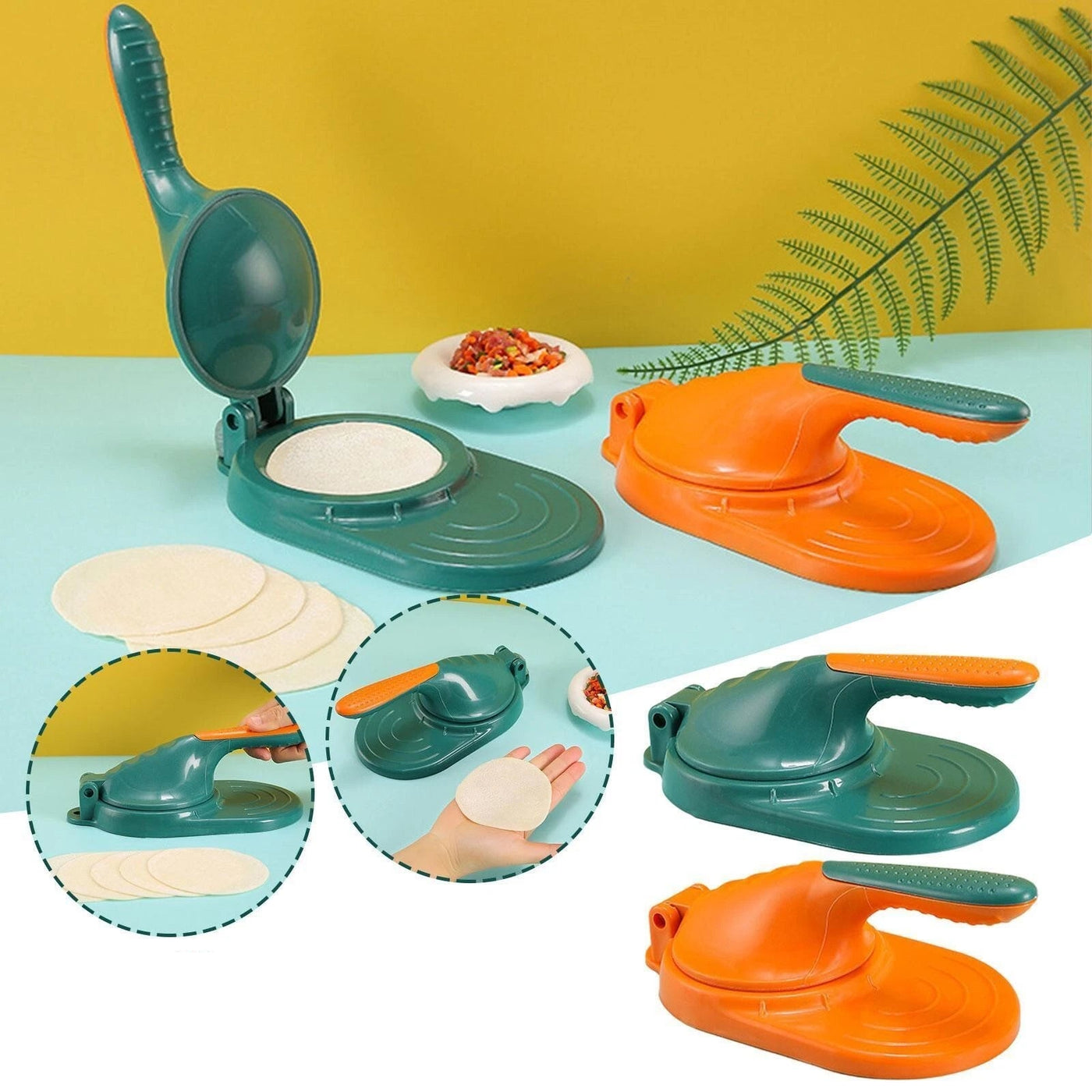 Manual Press Dumpling Maker – Fast Perfect Wrappers Tool