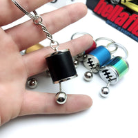 Elegant Minimalist Car Gear Keychain