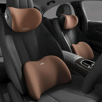 Car Headrest/Lumbar Support Car Neck Pillow Waist Cushion Driver Seat Backrest Car Cushion Driving Lumbar Support Waist Support