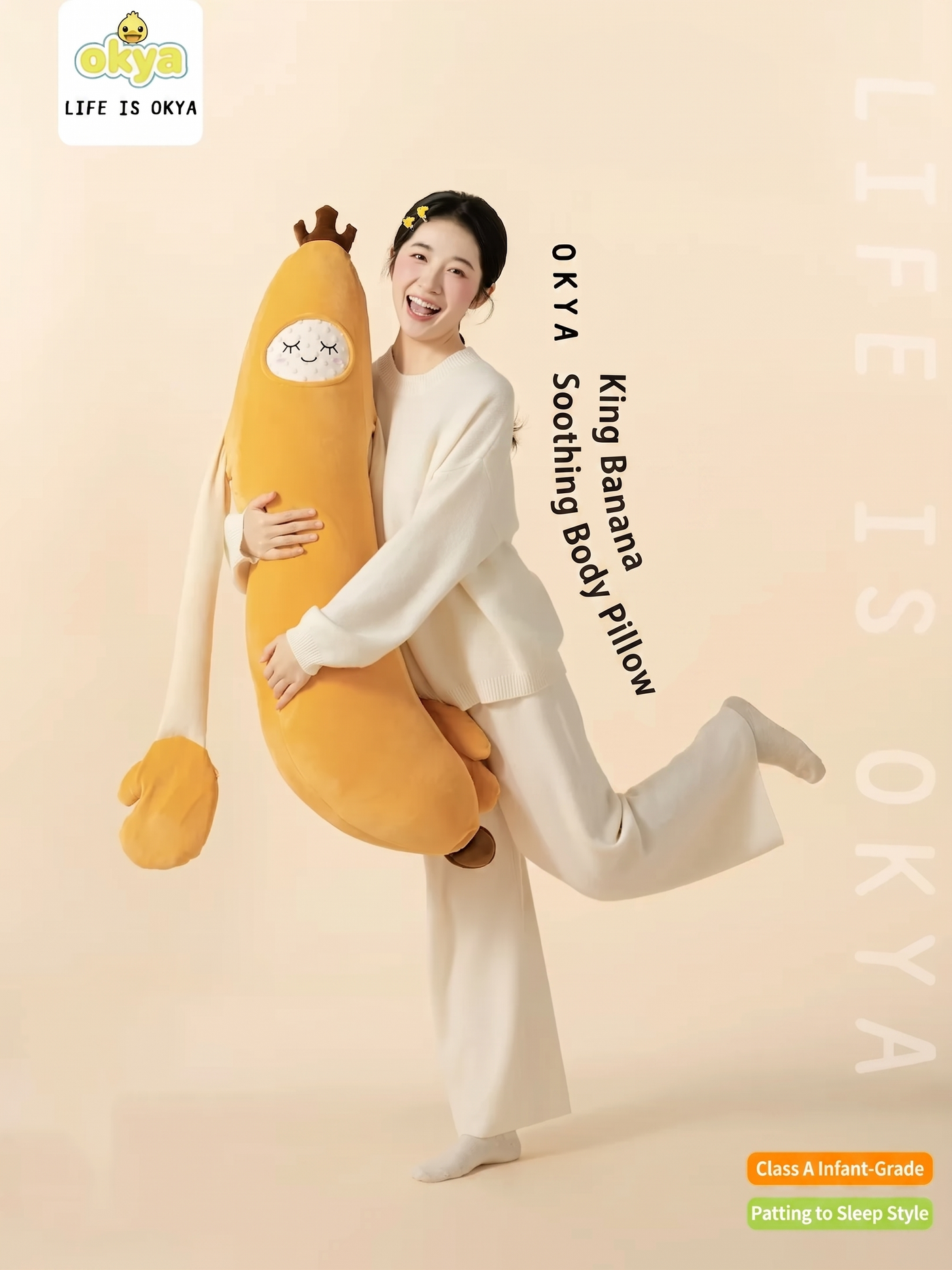 Cute Eggplant Body Pillow – Relaxing Sleep Comfort