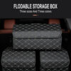 Folding Leather Car Trunk Organizer