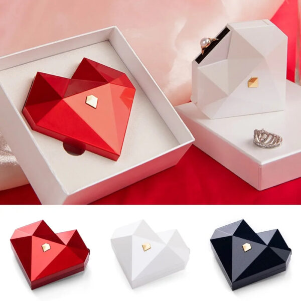 Waterproof Auto Pop-Up Proposal Diamond Ring Box
