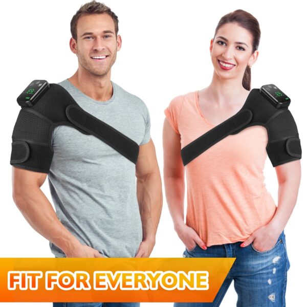 S379b778221d54ac682386fcb11c5b65dO.jpg 3-in-1 Cordless Heated Massager Wrap – Knee, Shoulder & Elbow