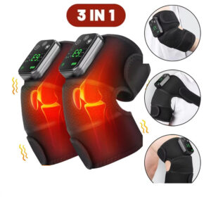 3-in-1 Cordless Heated Massager Wrap – Knee, Shoulder & Elbow