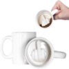 Middle Finger Cup Ceramic Mug for Coffee Milk Water Tea Cup