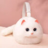 Realistic Handmade Furry Cat Shoulder Bag