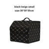 Folding Leather Car Trunk Organizer
