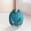Happy Middle Finger Desk Decor – Funny Wooden Mood Lifter