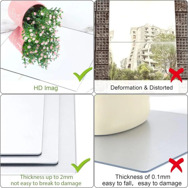 3D Acrylic Mirror Wall Stickers - Stylish Home Decor