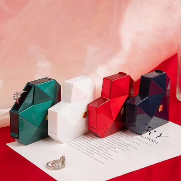 Waterproof Auto Pop-Up Proposal Diamond Ring Box