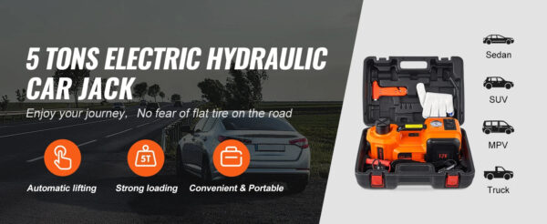 Smart Car Jack Kit – Lift, Inflate & Repair Anywhere