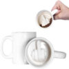 Middle Finger Cup Ceramic Mug for Coffee Milk Water Tea Cup