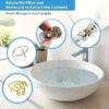Sb18cab70e79c4471af87c792dd832533K.jpg Universal Pop-Up Anti-Clog Sink Drain Filter