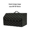Folding Leather Car Trunk Organizer