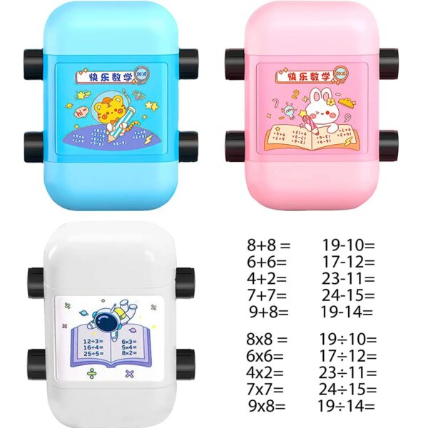 Quick Quiz Math Roller Stamp – Instant Practice Problems