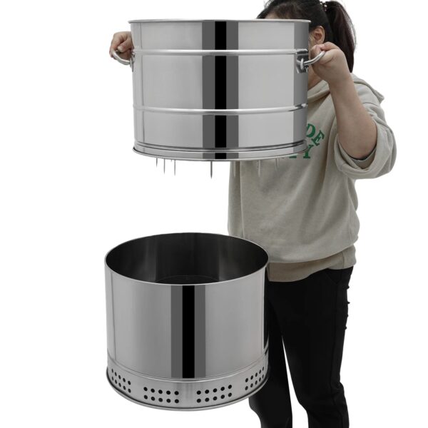 Portable Smokeless Stainless Steel BBQ