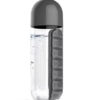 Portable Water Bottle with Daily Pill Organizer