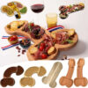 Funny Adult Wood-Themed Charcuterie Serving Tray