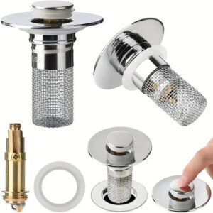 Universal Pop-Up Anti-Clog Sink Drain Filter